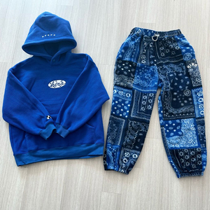 히로 페이즐리 후리스 셋트 140