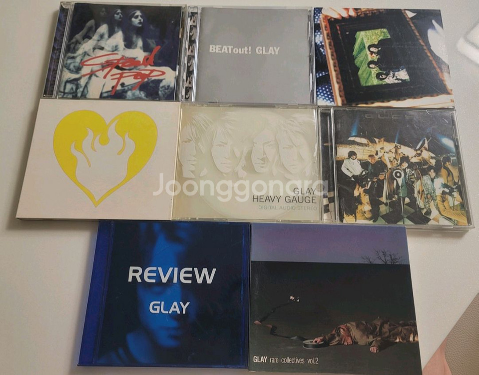 GLAY 글레이 앨범 8장. 싱글 11장 일괄 팝니다.--0