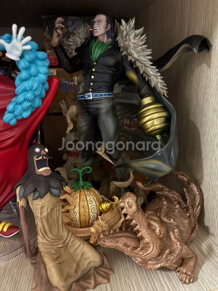 원피스 uno 크로커다일 열매 레진 피규어--0