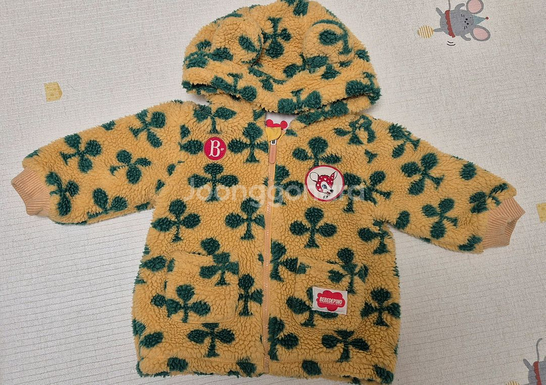 베베드피노 플레이 플라워 후드집업 반값택포--0