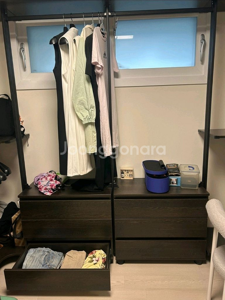 시스템 행거 옷장 세트 (올림픽파크포레온 18평 작은방 설치했었음)--2