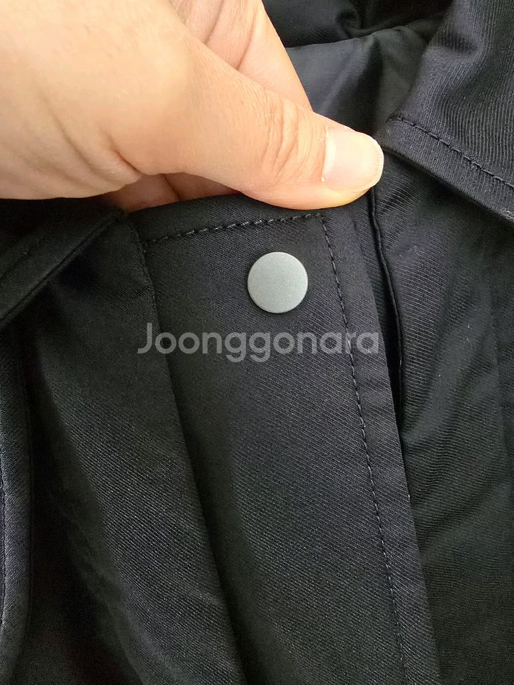 (새제품) by ssiny 케이프 숏 패딩 블랙--2