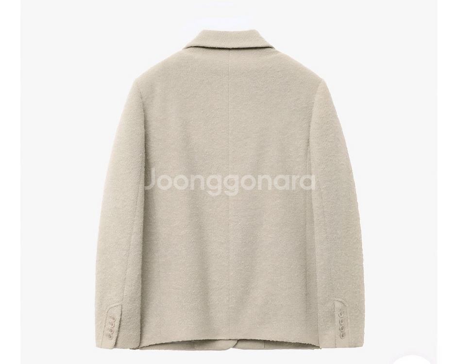 인사일런스우먼 윈터 부클 투웨이 자켓 BEIGE 스몰--2