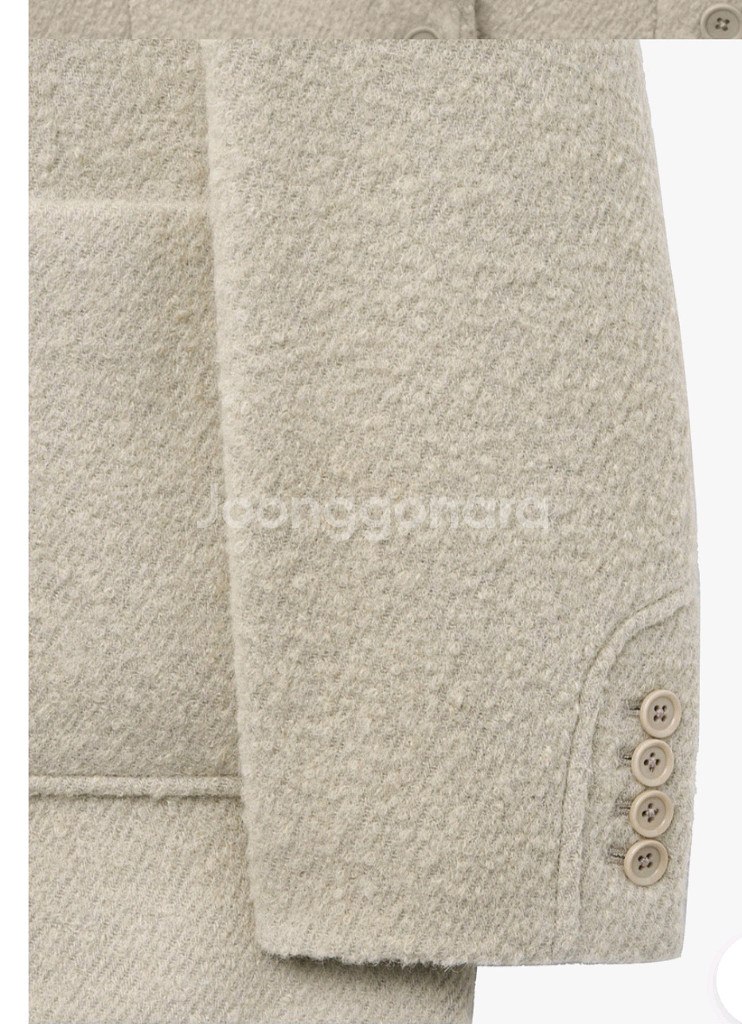 인사일런스우먼 윈터 부클 투웨이 자켓 BEIGE 스몰--3