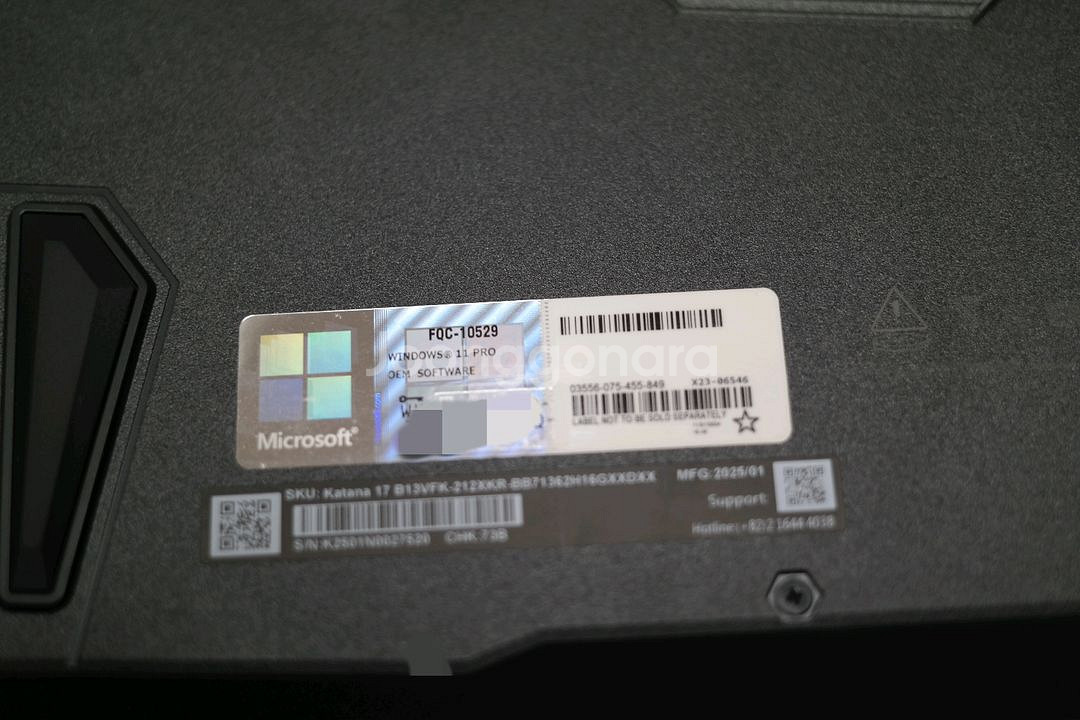 i7 13세대 rtx4060 32gb 2tb 게이밍노트북--3