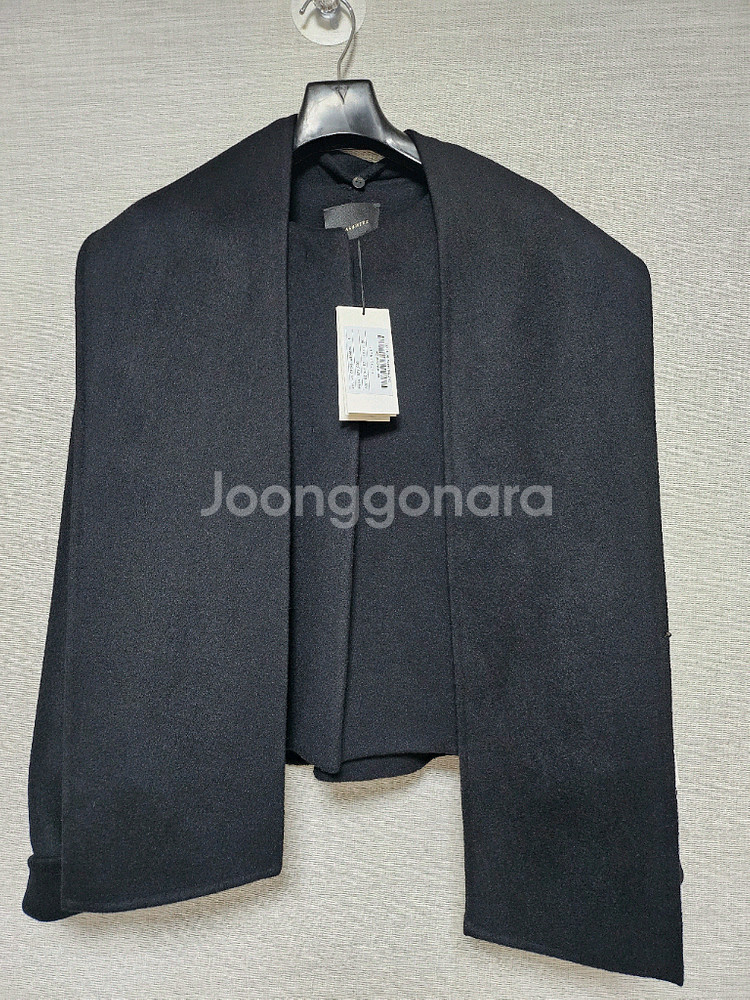 한섬 더캐시미어 블렌드 핸드메이드 케이프 자켓 & 머플러--7