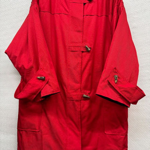 버버리 레드 후드 코트 (66~77)