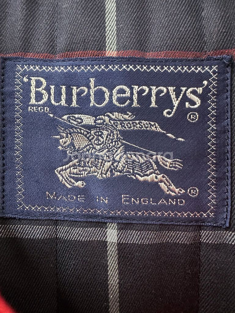 버버리 레드 후드 코트 (66~77)--4