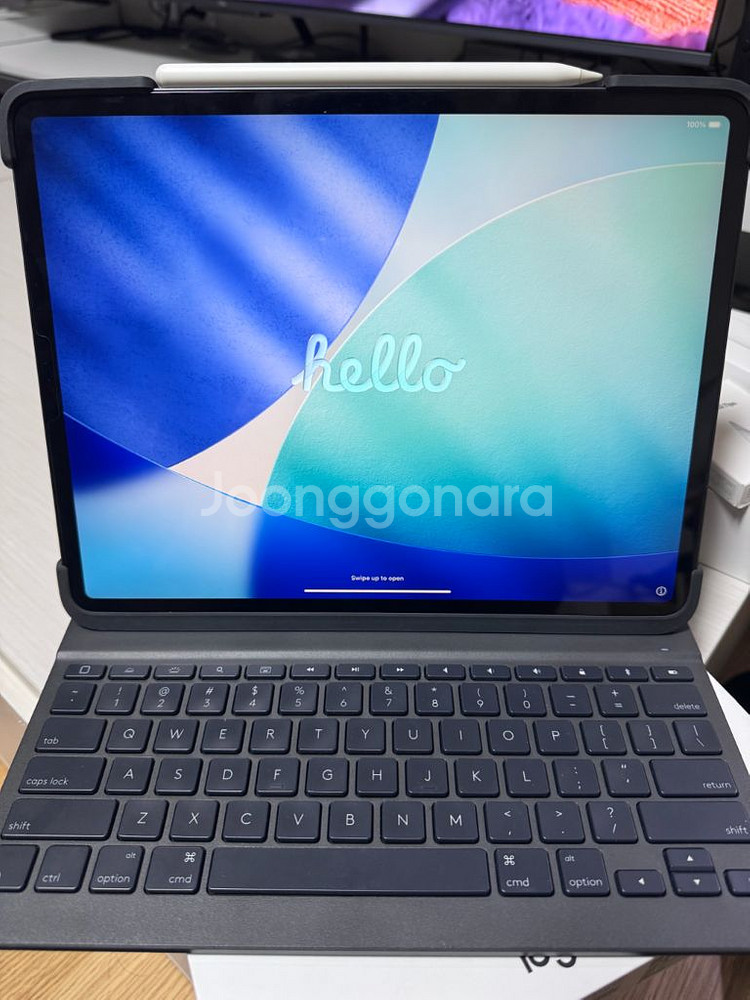 아이패드 프로 4세대 12.9 128GB(펜슬,키보드)--3