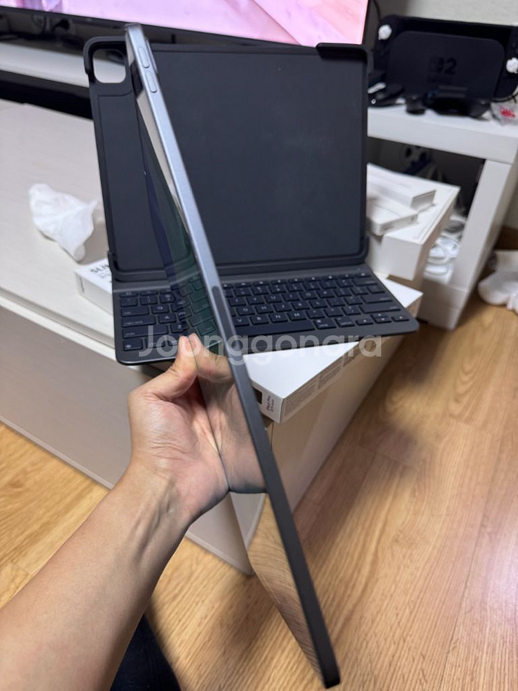 아이패드 프로 4세대 12.9 128GB(펜슬,키보드)--7