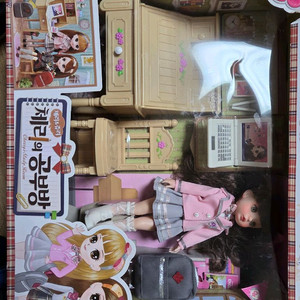 콩이 리페인팅 인형 체리 학교 소품 포함