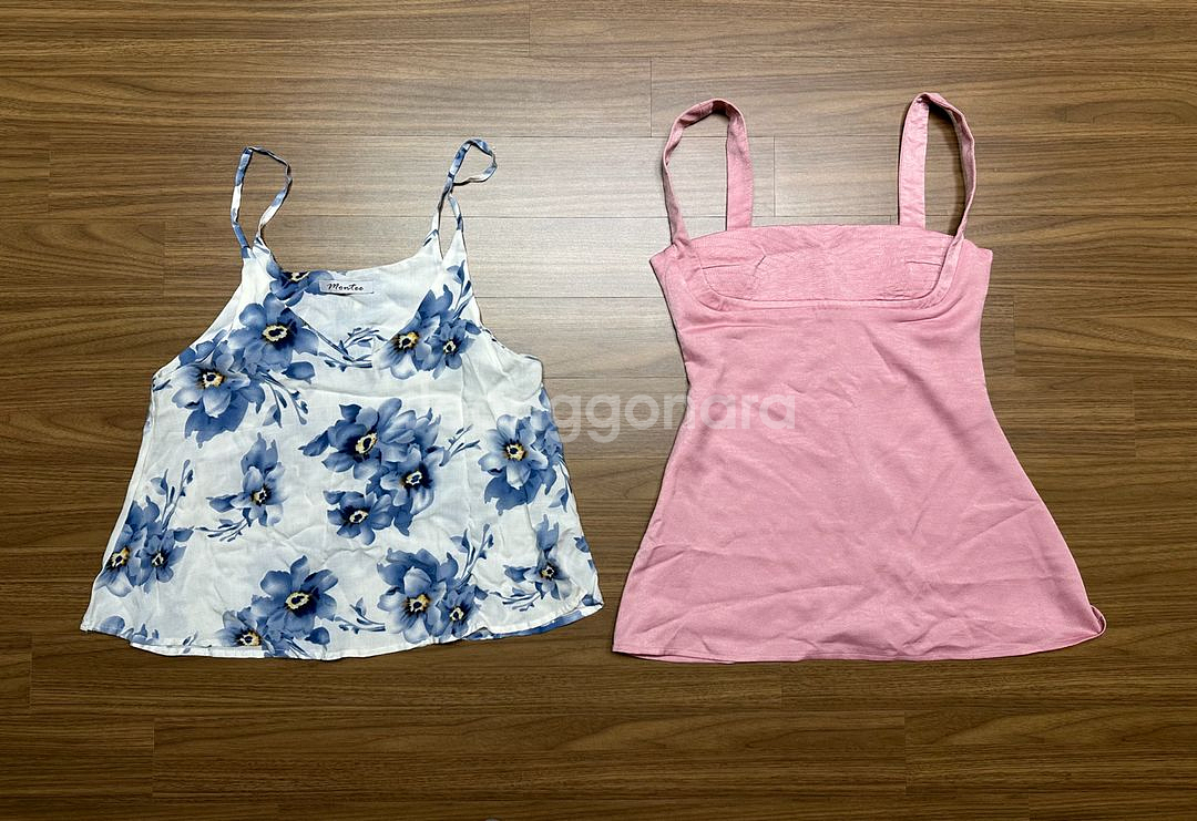 원피스와 플라워 뷔스티에 일괄(사이즈 S)--0