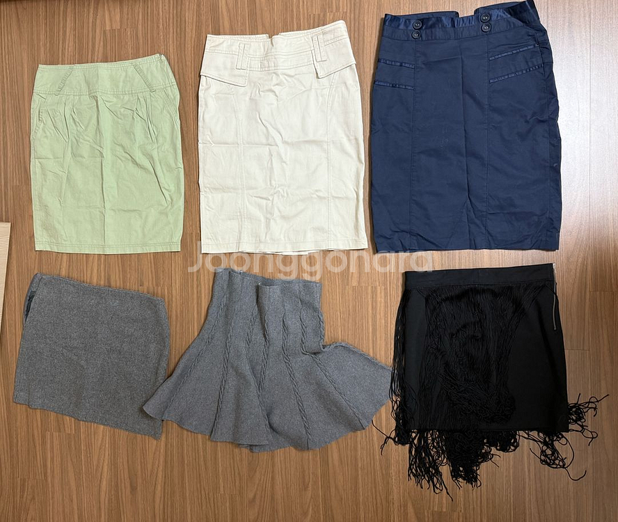 스커트 6벌 일괄 판매 (55, S)--0