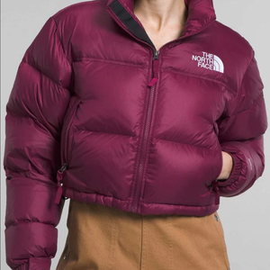 노스페이스 눕시 패딩 우먼스 크롭 미국판