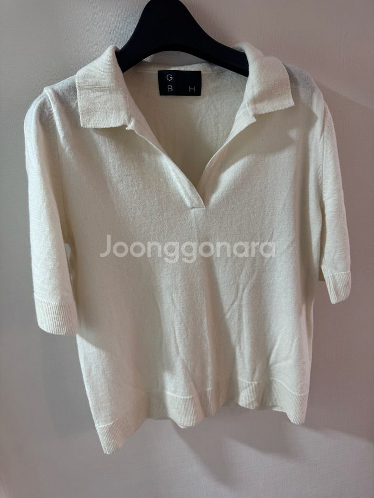 구름바이에이치 반팔 니트 2종--0