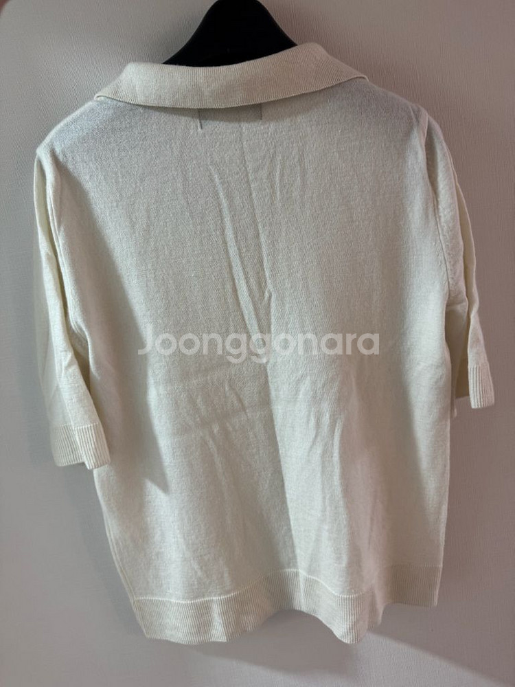 구름바이에이치 반팔 니트 2종--2