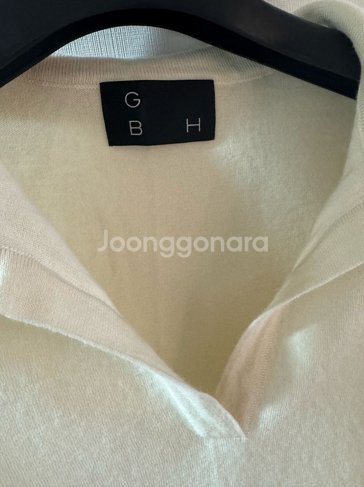 구름바이에이치 반팔 니트 2종--1