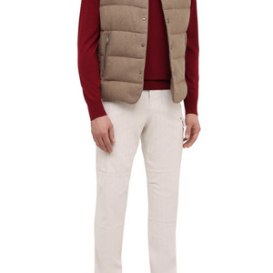 브루넬로 쿠치넬리 남성 헤링본 카고팬츠 M269DS21