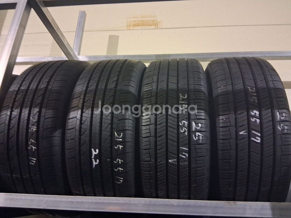 215/55R17 중고타이어--0