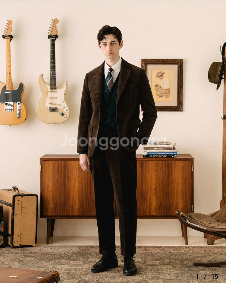 부기홀리데이 스포츠코트 다크브라운 L사이즈--1