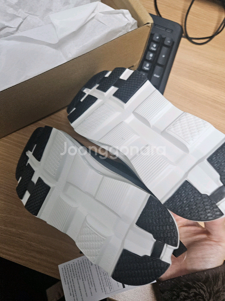 르까프 키즈 아발론 블랙화이트 운동화 190사이즈--3