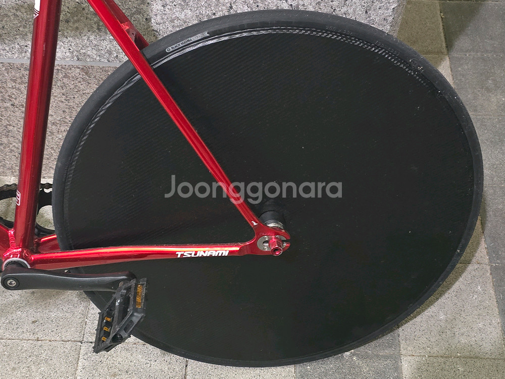 쓰나미 SNM100 픽시 자전거 레드 판매합니다--3