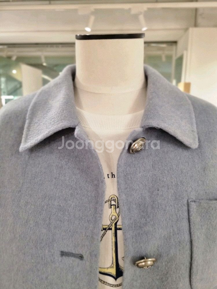 올앤선드리 울 캐시미어 핸드메이드코트 새상품--1