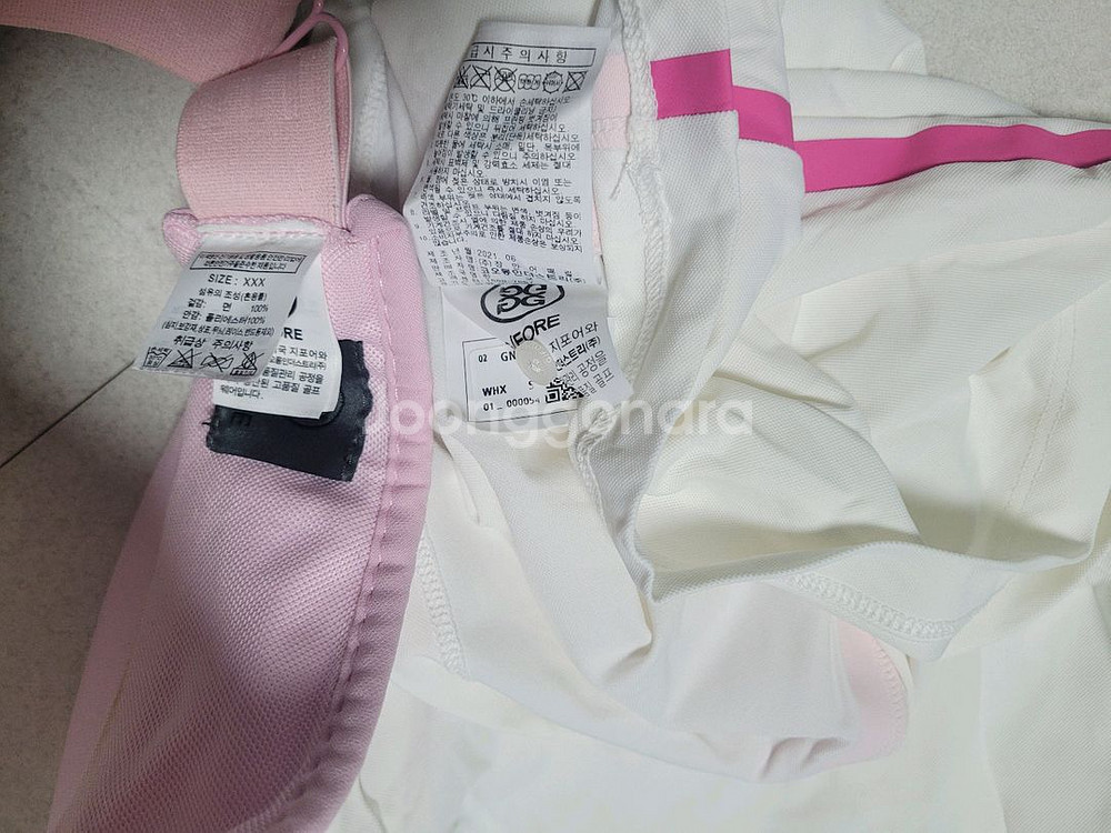 정품 지포어 골프 티셔츠 90, 모자--2