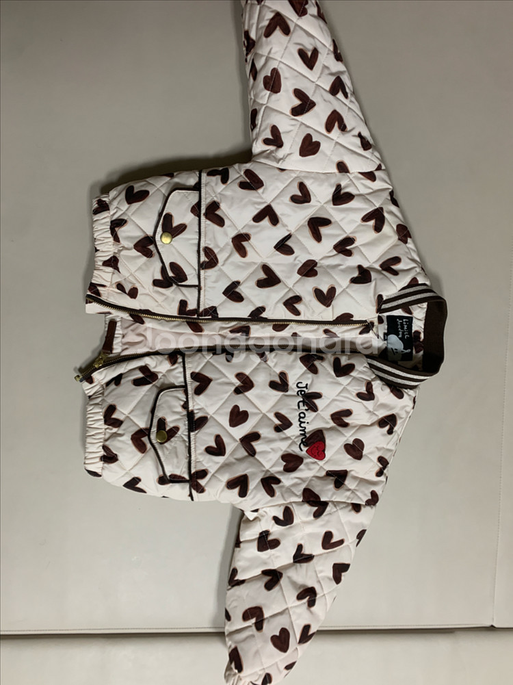 리미떼두두 경량 하트 패딩--0