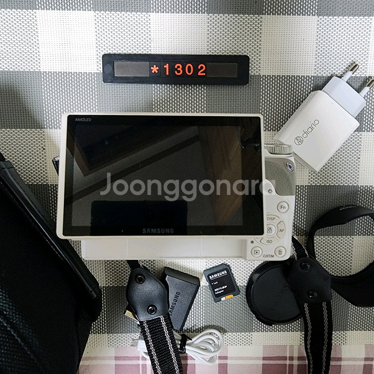 삼성 NX 300M 디지털카메라 화이트바디 가방세트--4