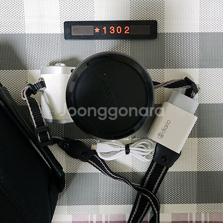 삼성 NX 300M 디지털카메라 화이트바디 가방세트--7