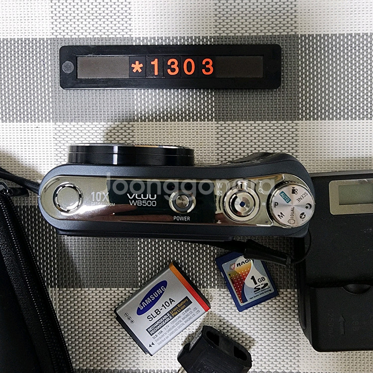 삼성 블루 WB 500 디지털카메라 파우치포함--2