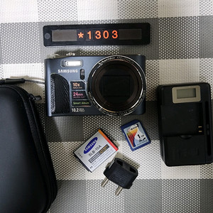 삼성 블루 WB 500 디지털카메라 파우치포함