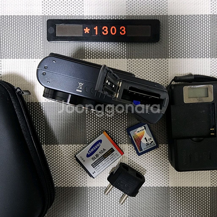 삼성 블루 WB 500 디지털카메라 파우치포함--5