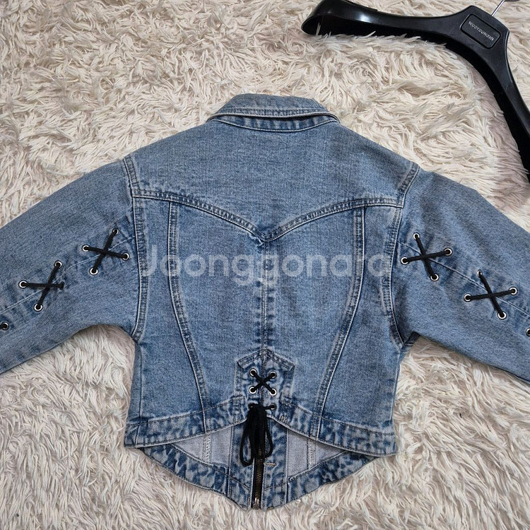 Parasuco 파라수코 빈티지 크롭 데님자켓--2