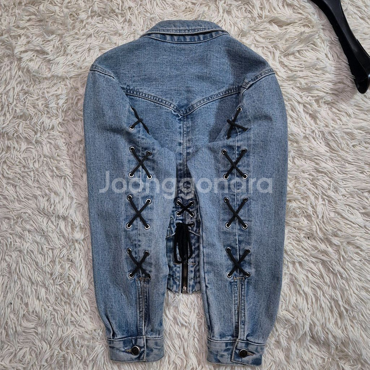 Parasuco 파라수코 빈티지 크롭 데님자켓--3