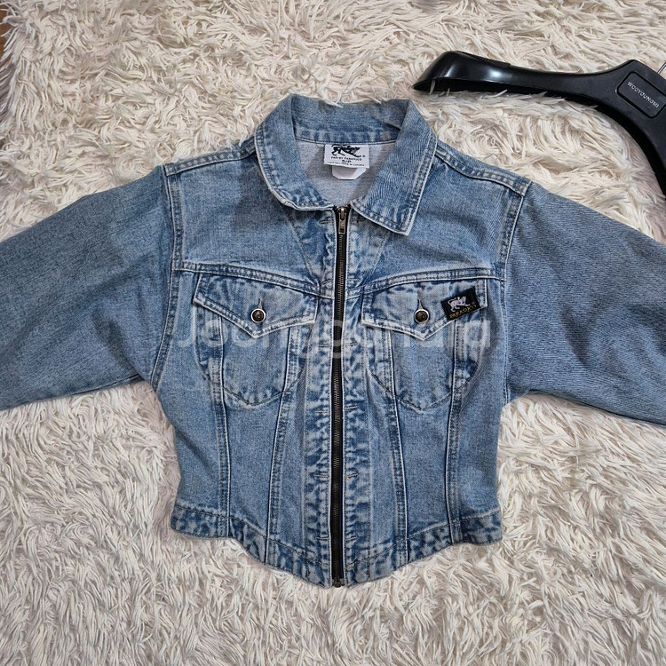 Parasuco 파라수코 빈티지 크롭 데님자켓--1