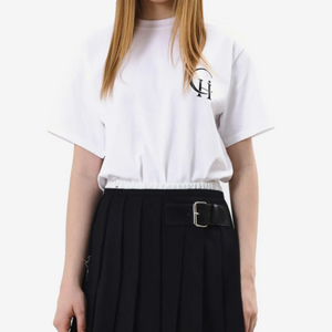 여자 깔끔한 흰색반팔티 새상품