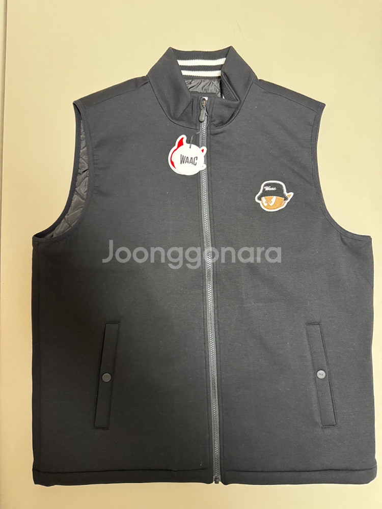 왁골프 웨어 캐릭터 조끼 팝니다--0