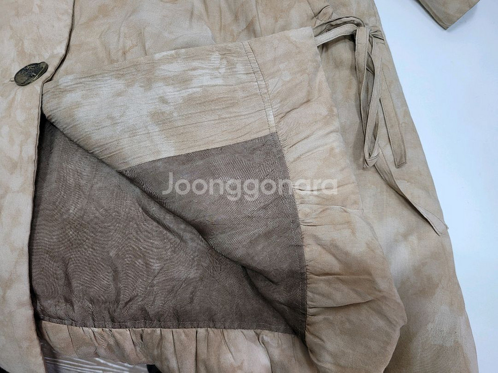 이진옥 천연염색공방 천연염색 자켓 코트 / 여 66 (91-96-160)--5