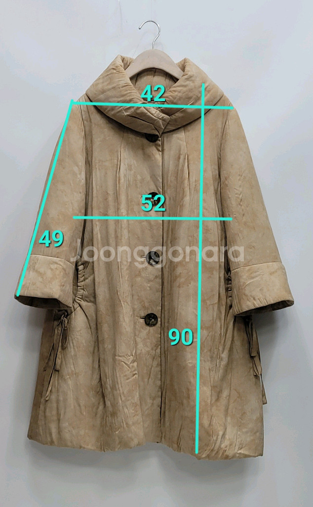 이진옥 천연염색공방 천연염색 자켓 코트 / 여 66 (91-96-160)--9