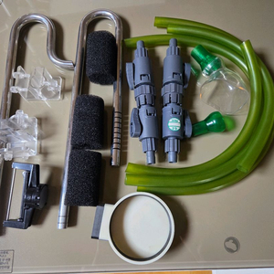 어항 새우용품 입출수관 세트 등등