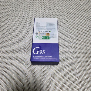 g9s 블루투스 이어폰(새상품)