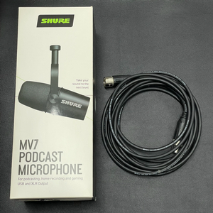 Shure(슈어) MV7 팟케스트 다이나믹 마이크 풀박스