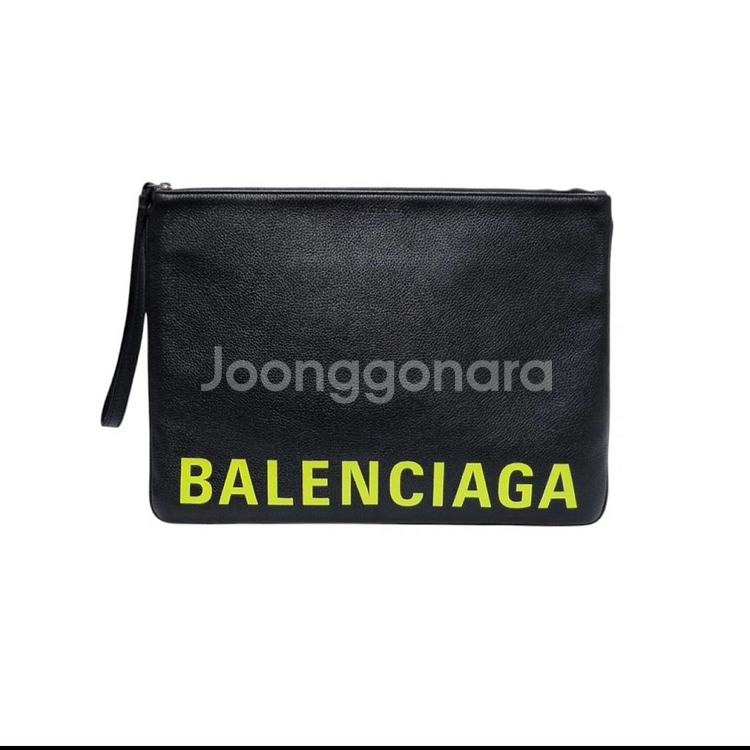 발렌시아가 로고 클러치백--0