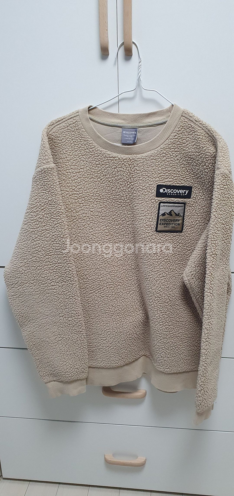 디스커버리 DXMT79061 와펜포인트 후리스 맨투맨 판매--0