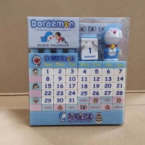도라에몽 블록 만년달력 캘린더