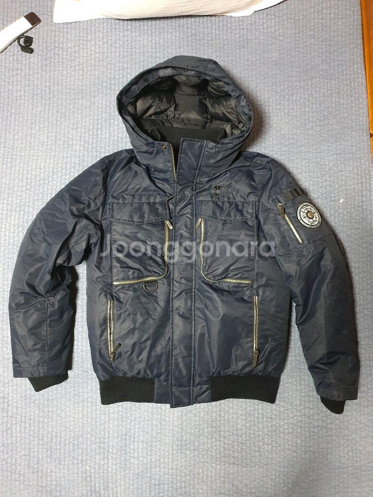 네파 머큐리 덕다운 숏패딩 자켓 L사이즈 팔아요--1