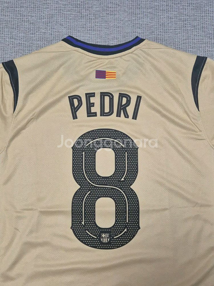 25-26 바르샤 어웨이 페드리 유니폼 M 레플리카--7