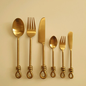 태국 골드 스텐 커트러리